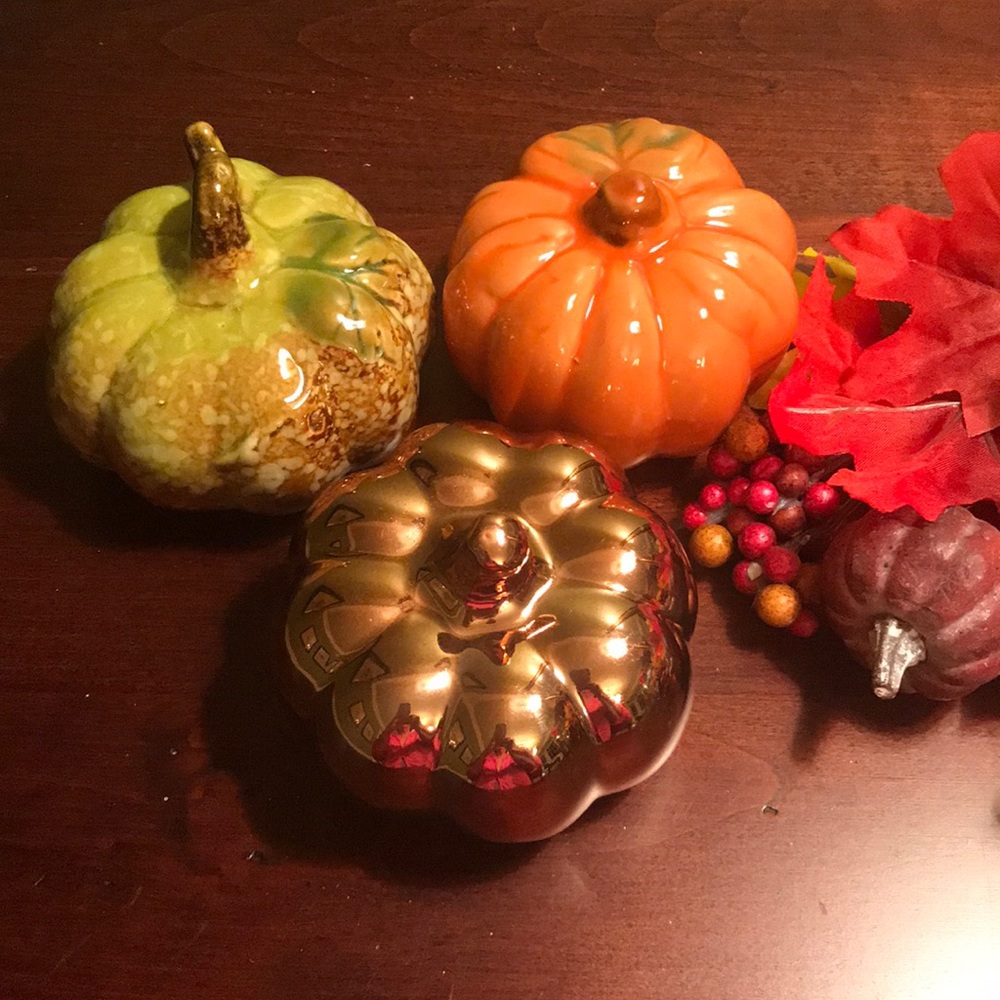🦃 Ceramic Fall Pumpkins NEW!! 🦃